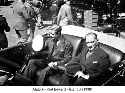 Mustafa Kemal Atatürk ve İngiliz kralı VIII. Edward