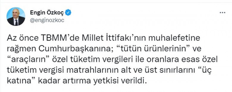 CHP’Lİ ÖZKOÇ’TAN AÇIKLAMA