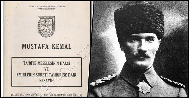 Taktik Meselesinin Çözümü ve Emirlerin Yazılmasına İlişkin Öğütler (1916)