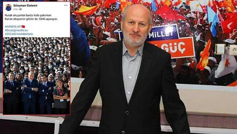 AKP'li Başkan: 'Nutuk Okuyanlar Barda Kafa Çekerken, Kur’an Okuyanlar Göklerde SİHA Uçuruyor'