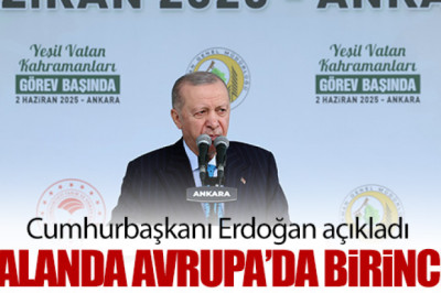 Cumhurbaşkanı Erdoğan ; Avrupa'da Birinciyiz Demişti.